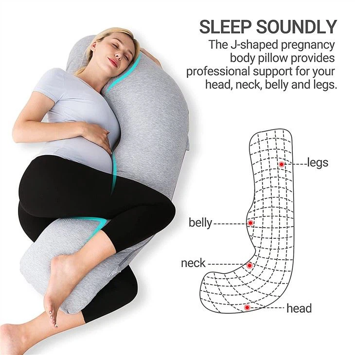 J Shaped Maternity Body Pillow J Shaped Maternity Body Pillow